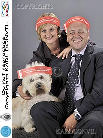 honden fokkers en hond foto's